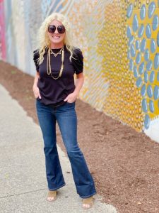 Bellflare pant by Good Hart, a womens clothing line by Matilda Jane