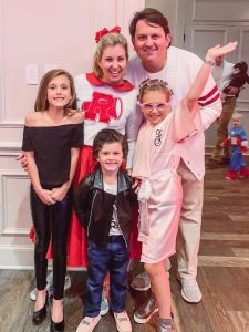 Grease family Halloween costume