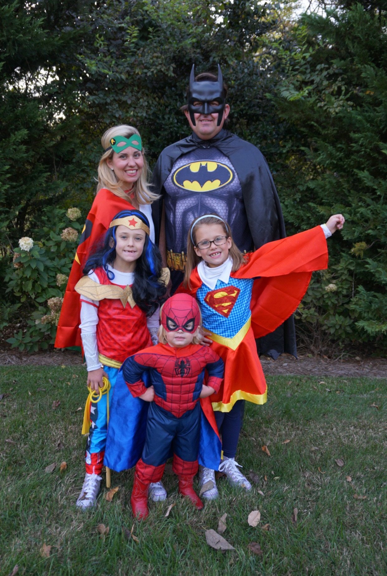 Superhero's Family Halloween Costumes