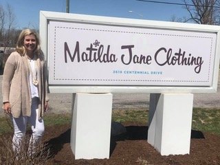 Catherine Martin at the Home Office of Matilda Jane