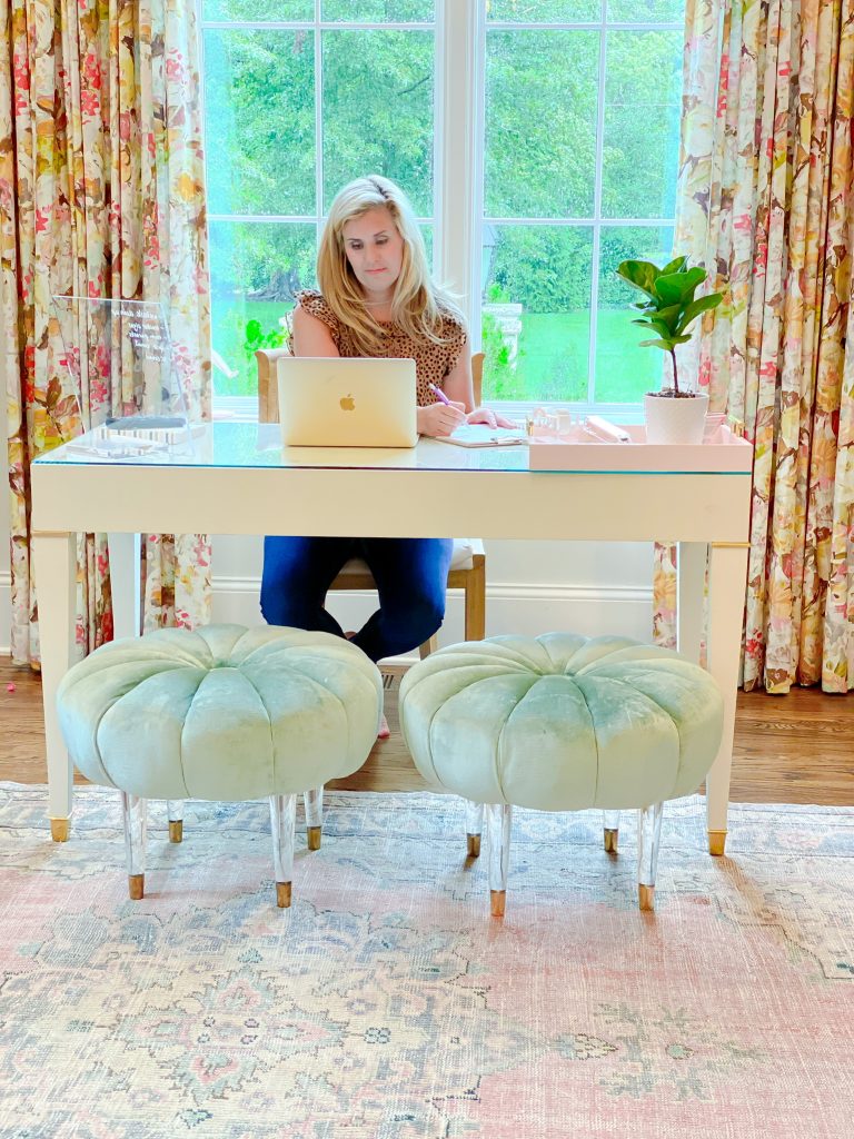 Catherine Martin at Office Desk
