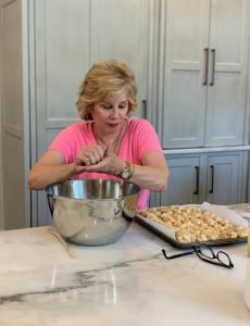 Catherine's Mom makes sausage balls