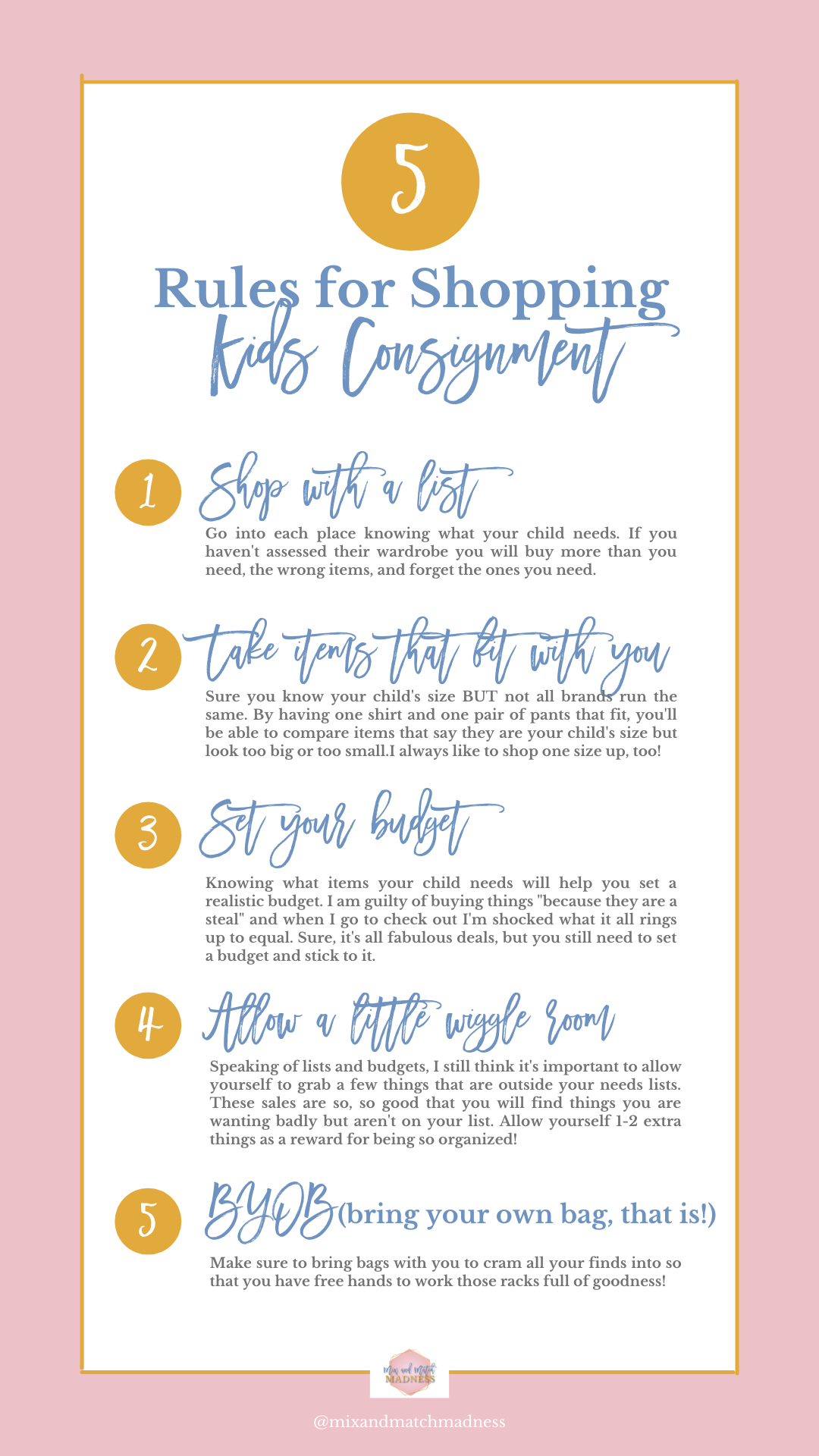 5 Rules for Shopping Kids Consignment Image